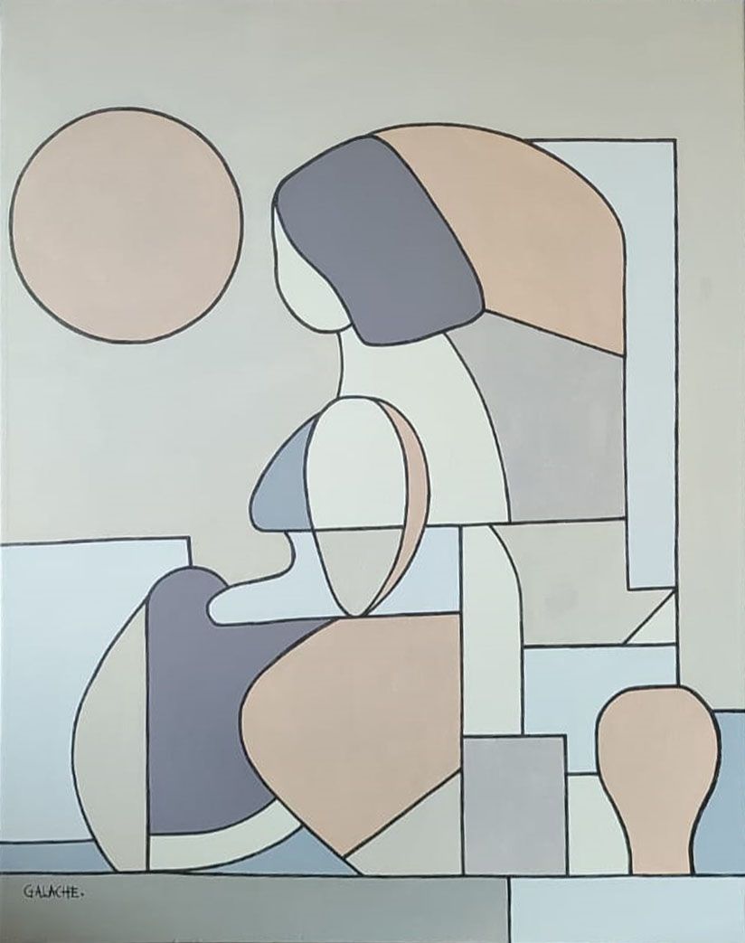 LUZ DE PONIENTE - Acrílico sobre lienzo - 60 x 90 cm