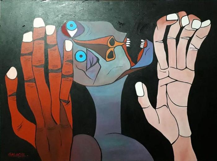 DESESPERACIÓN- Acrílico sobre lienzo - 80 x 60 cm