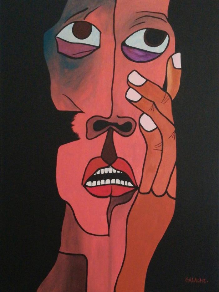 ADÓNDE VOY? - Acrílico sobre lienzo - 80 x 60 cm
