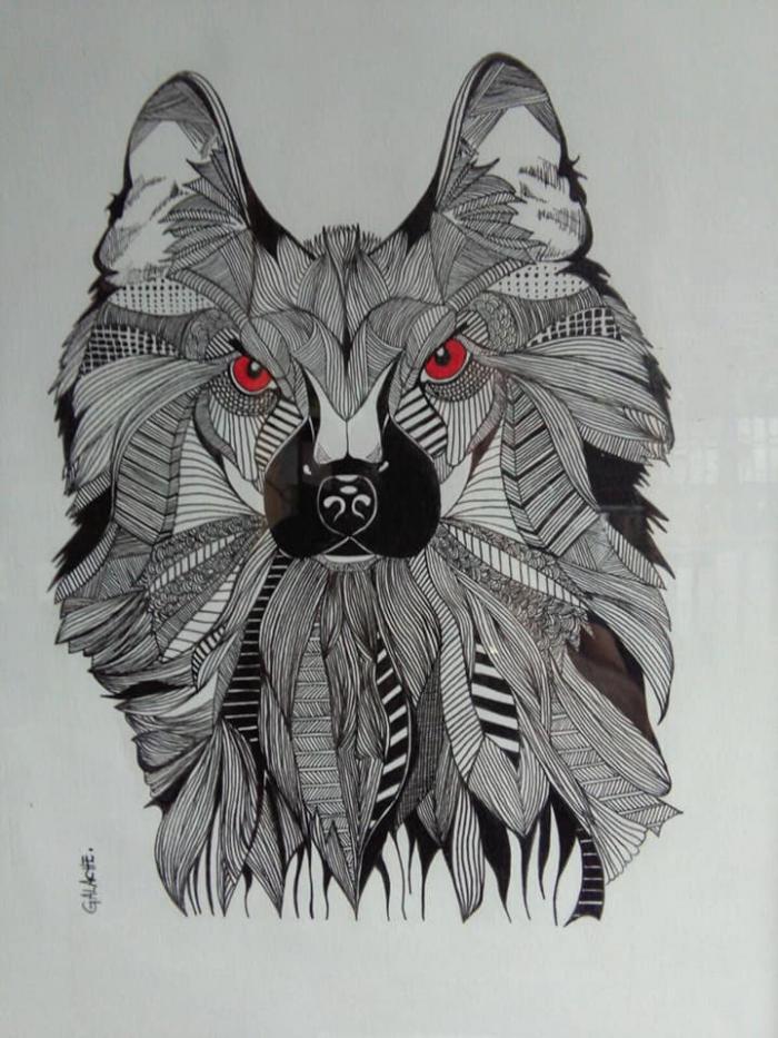 PERRO - Tinta - 30 x 40 cm