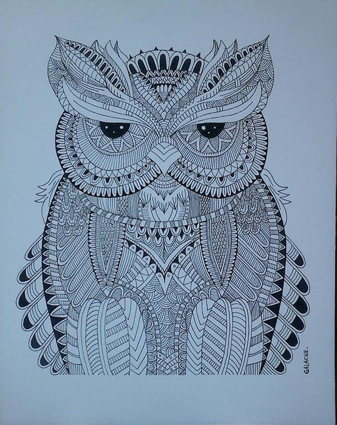 BÚHO - Tinta (Colección privada)