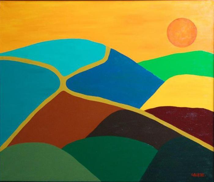 PAISAJE - Acrílico sobre lienzo