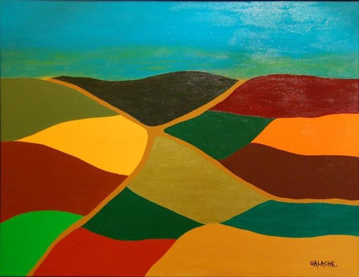 PAISAJE - Acrílico sobre lienzo