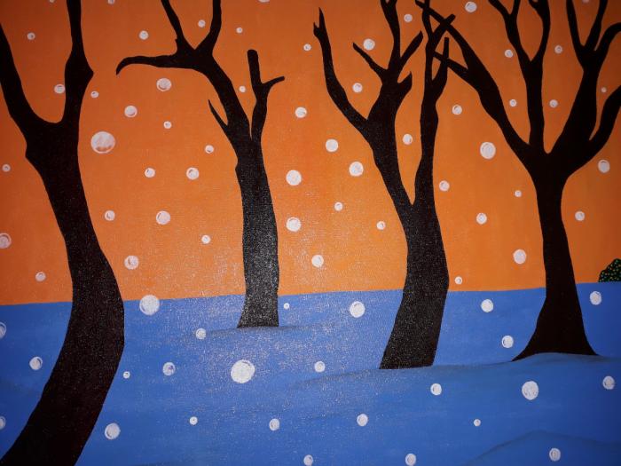 PAISAJE - Acrílico sobre lienzo (Colección privada)