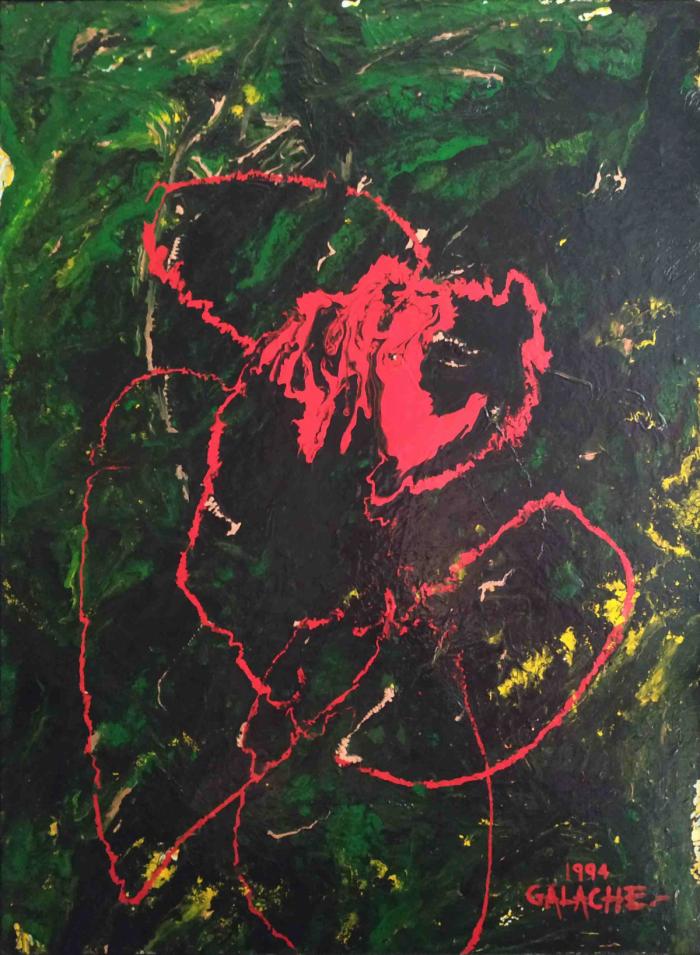 ABSTRACCIÓN - Óleo sobre lienzo - 45 x 61 cm