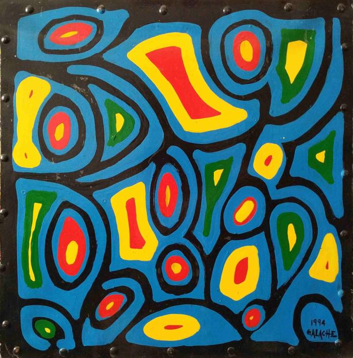 ABSTRACTO - Técnica mixta sobre cartón