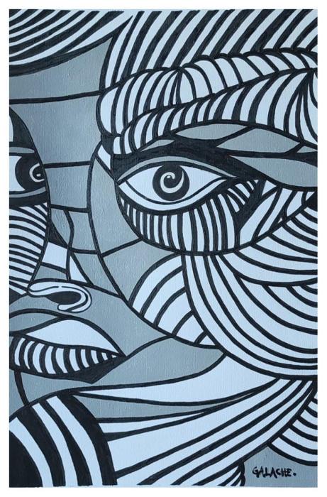 AMUS - Acrílico sobre papel - 30 x 42 cm