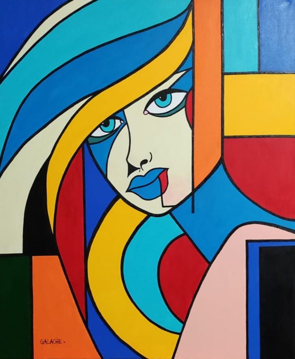 ANABEL - Acrílico sobre lienzo - 50 x 60 cm