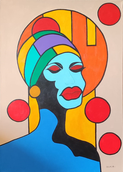 AYANA - Acrílico sobre lienzo - 50 x 70 cm
