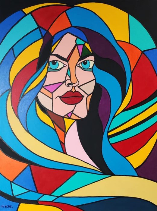 BROOKE - Acrílico sobre lienzo - 60 x 90 cm