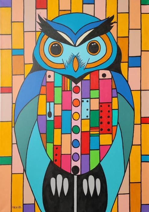BUHOTREDAM - Acrílico sobre lienzo - 50 x 70 cm