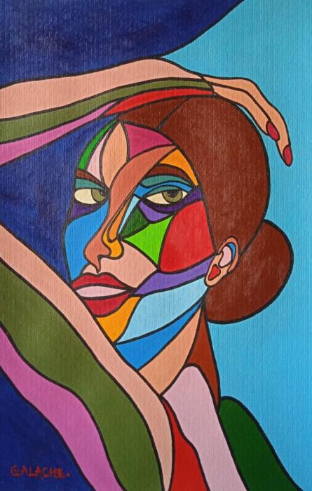 CARMEN - Acrílico sobre papel