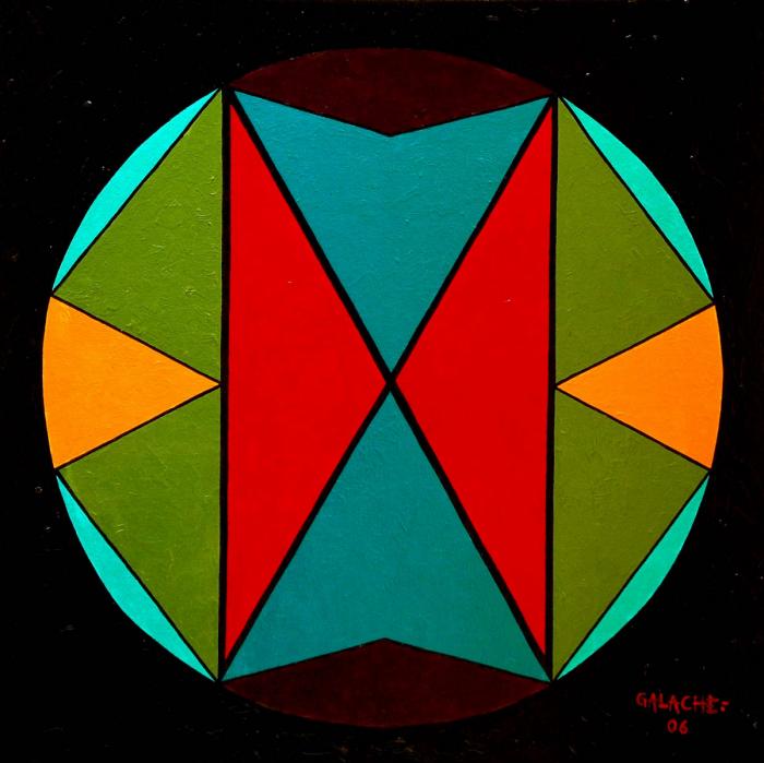 COMPOSICIÓN GEOMÉTRICA - Acrílico sobre lienzo