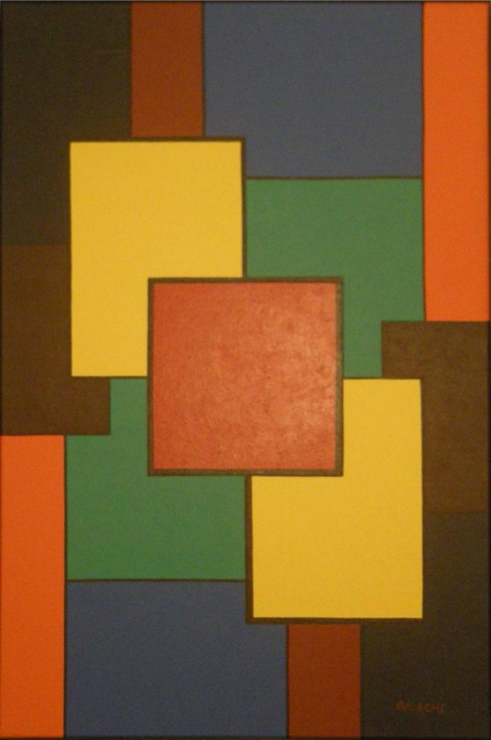COMPOSICIÓN GEOMÉTRICA - Acrílico sobre lienzo