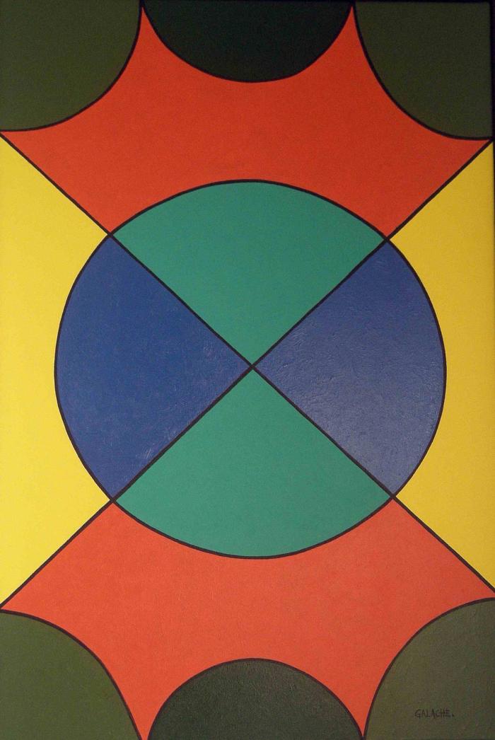 COMPOSICIÓN GEOMÉTRICA - Acrílico sobre lienzo
