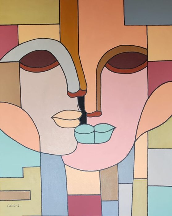 CONVERGENCIA - Acrílico sobre lienzo - 65 x 81 cm