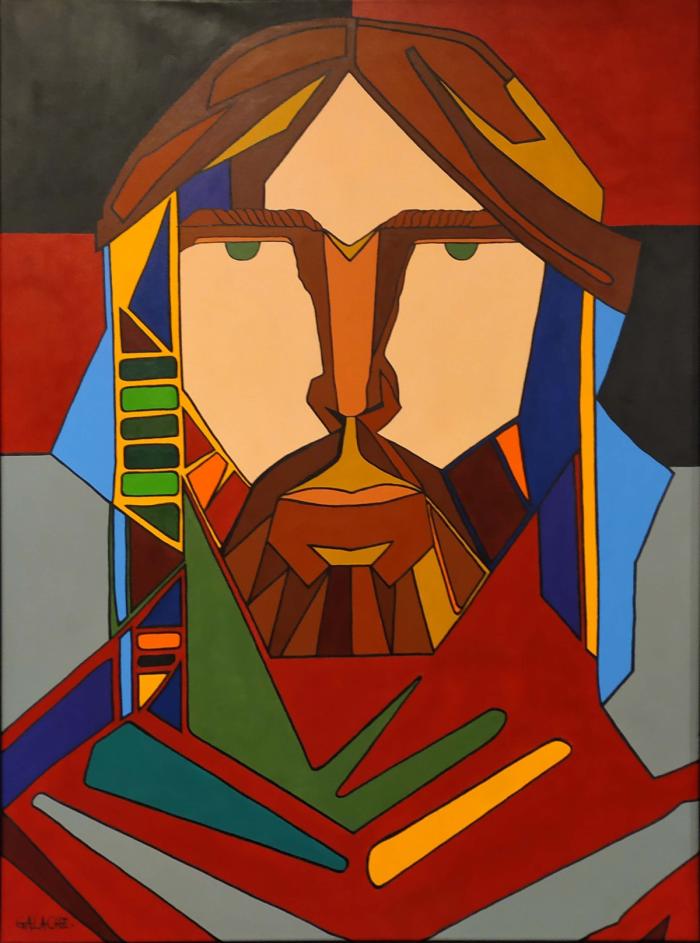 CRISTO - Acrílico sobre lienzo - 80 x 60 cm