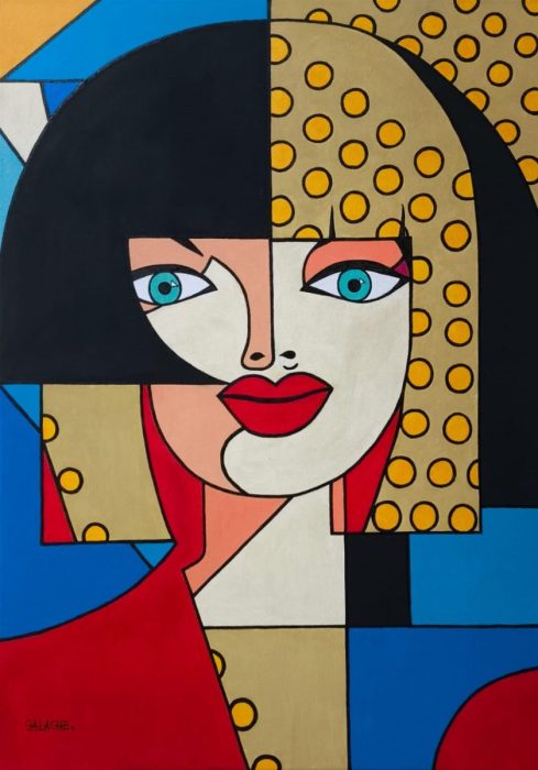 DOBLE ESENCIA - Acrílico sobre lienzo - 50 x 70 cm