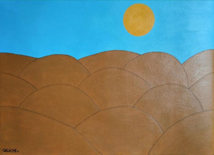 DUNAS - Acrílico sobre lienzo - 42 x 30 cm