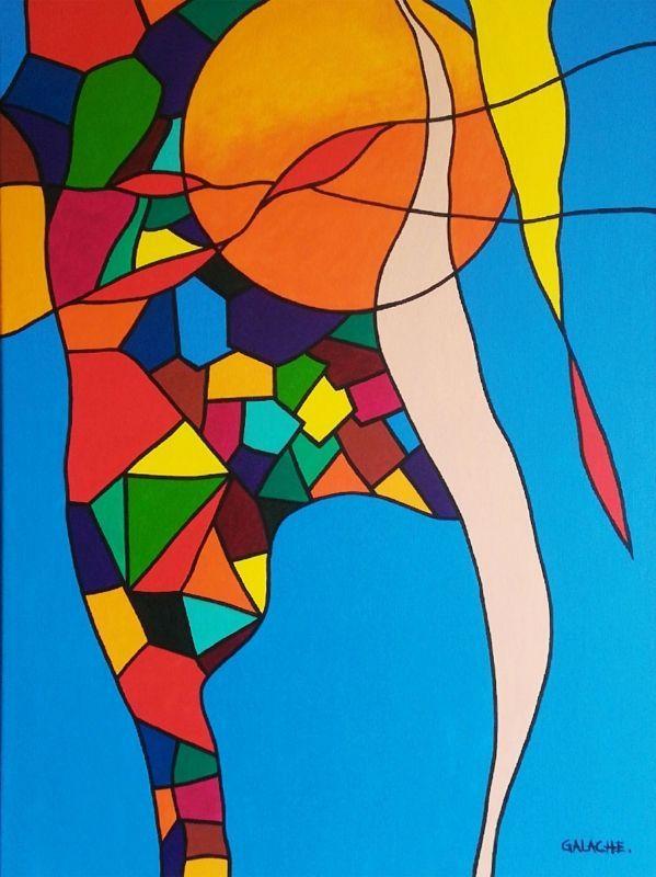 SIN TÍTULO - Acrílico sobre lienzo - 70 x 50 cm
