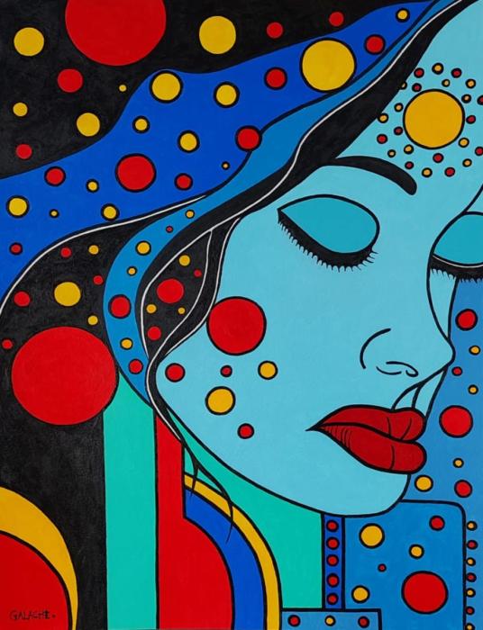 EZIS - Acrílico sobre papel - 36 x 48 cm