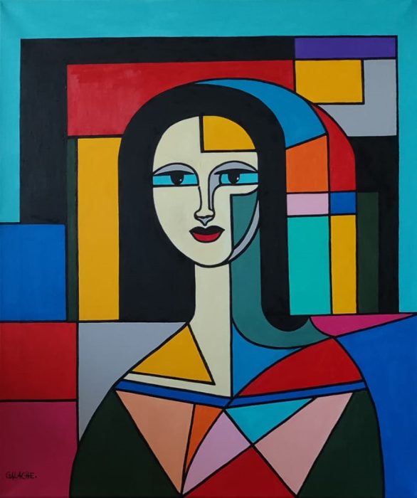 GABRIELA - Acrílico sobre lienzo - 50 x 60 cm