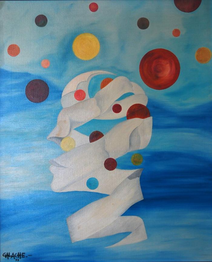 COSMOS - Óleo sobre lienzo (Colección privada)