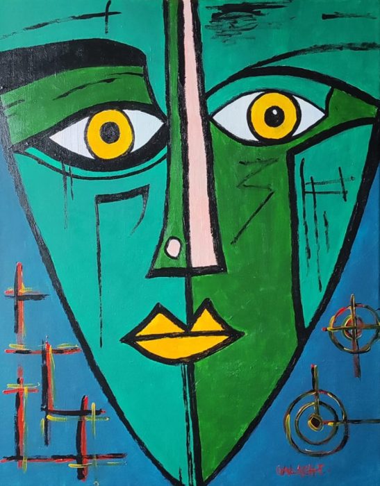 JAMES - Acrílico sobre lienzo - 40 x 50 cm