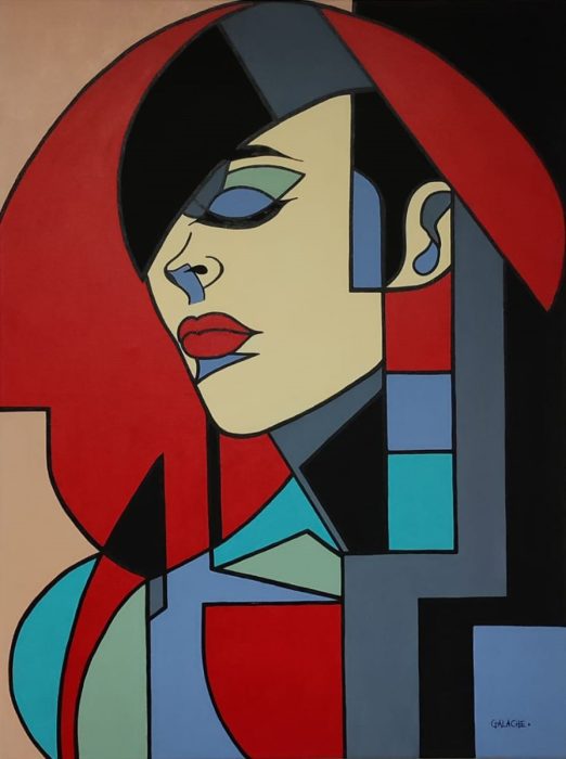 LEELA (en lienzo) - Acrílico sobre lienzo - 60 x 80 cm