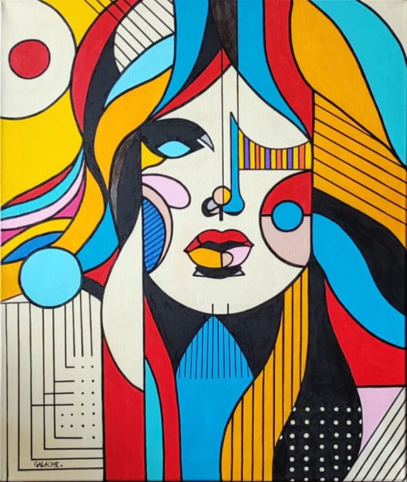 LAYLA - Acrílico sobre lienzo - 50 x 60 cm