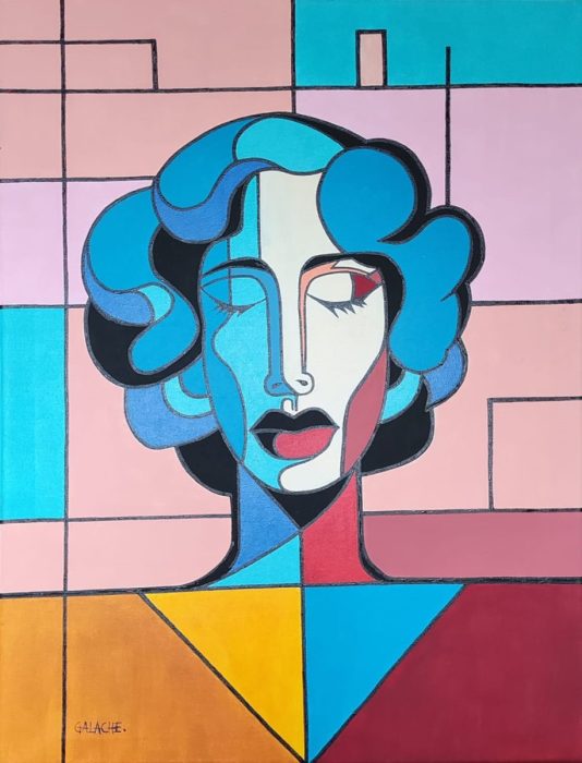 LEONOR - Acrílico sobre lienzo - 50 x 70 cm