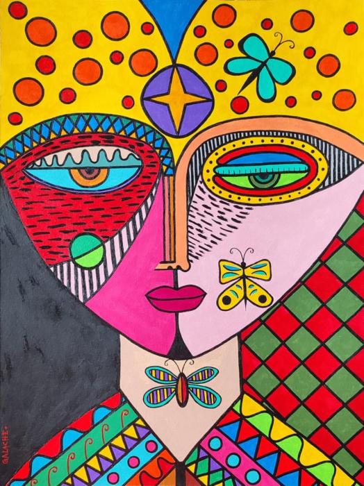MALI - Acrílico sobre papel - 36 x 48 cm