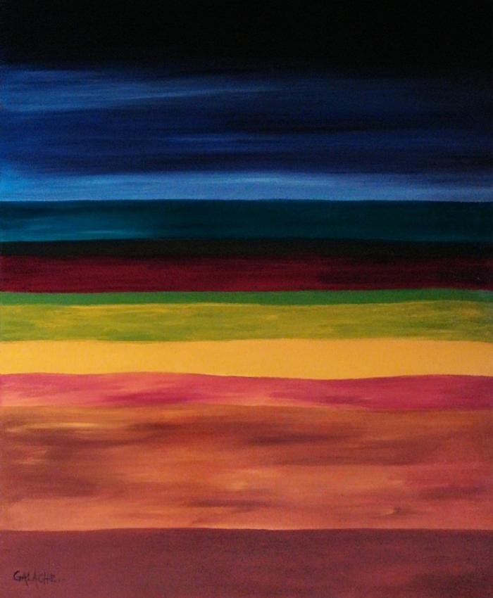 PAISAJE - Acrílico sobre lienzo