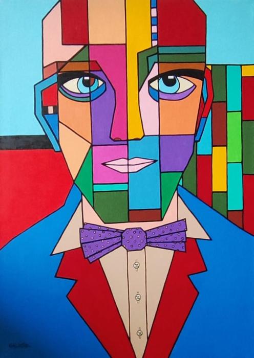 Mr. ROBINSON - Acrílico sobre lienzo - 50 x 70 cm