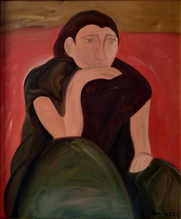 MUJER - Acrílico sobre lienzo