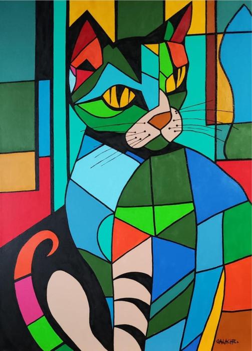 MUSI - Acrílico sobre lienzo - 50 x 70 cm (COLECCIÓN PRIVADA)