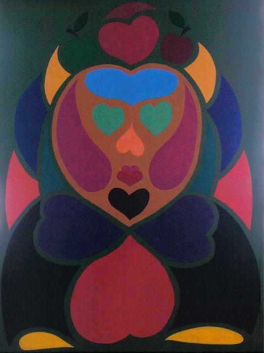 MÁSCARA 6 - Acrílico sobre lienzo - 100 x 73 cm