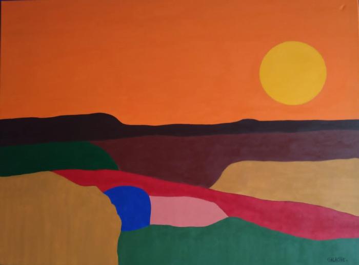 PAISAJE - Acrílico sobre lienzo - 80 x 60