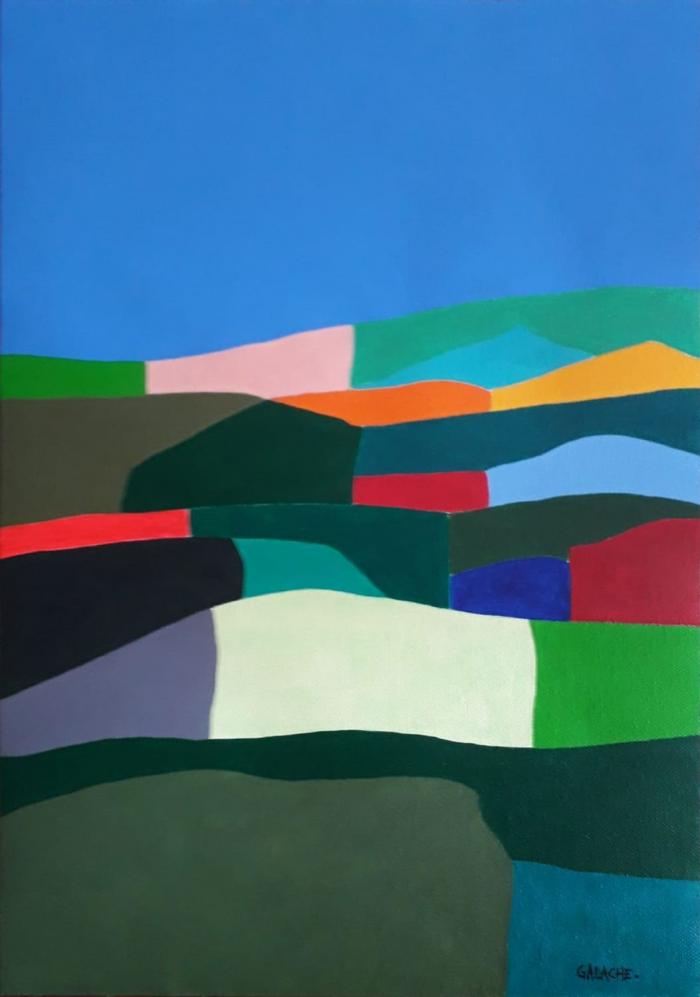 PAISAJE - Acrílico sobre lienzo - 30 x 42 cm