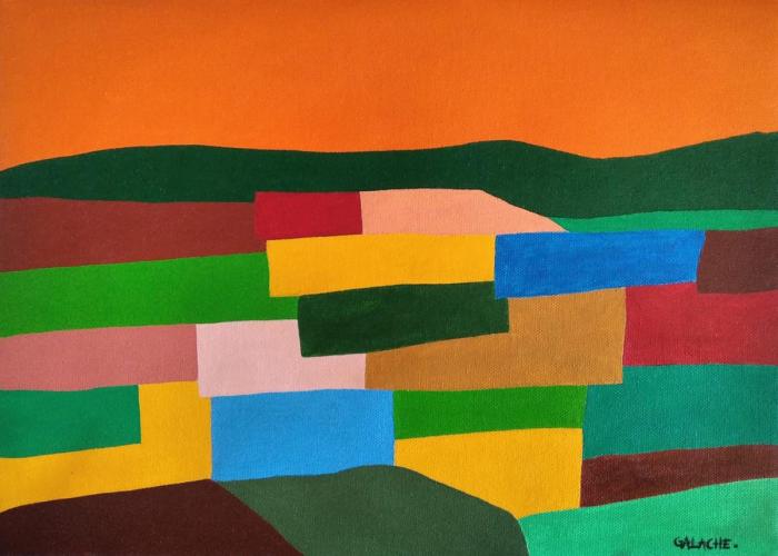 PAISAJE - Acrílico sobre lienzo - 30 x 42 cm