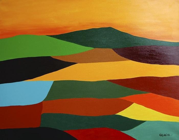 PAISAJE - Acrílico sobre lienzo