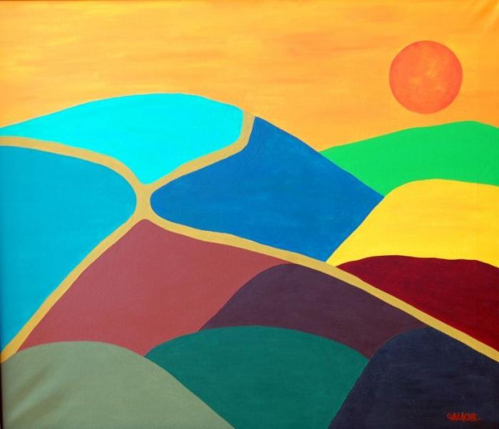 PAISAJE - Acrílico sobre lienzo