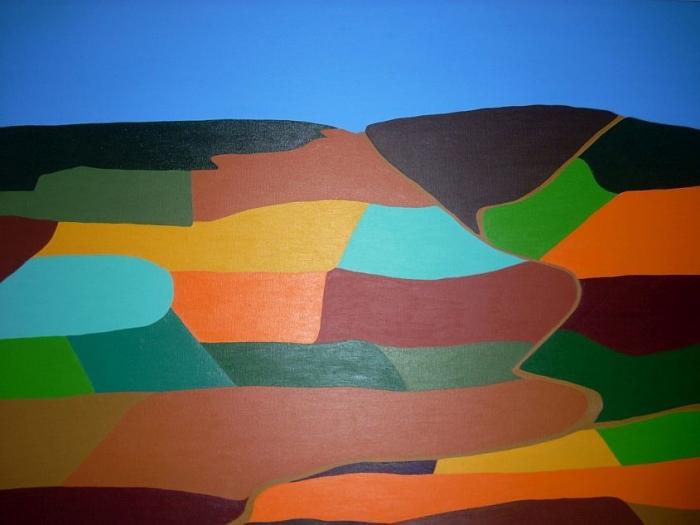 PAISAJE - Acrílico sobre lienzo (Colección privada)