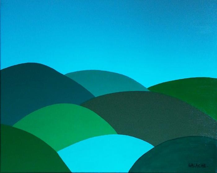PAISAJE - Acrílico sobre lienzo