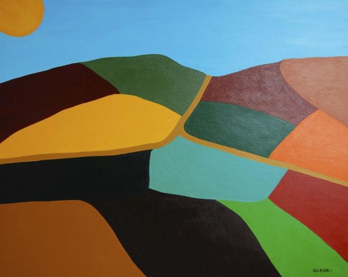 PAISAJE - Acrílico sobre lienzo
