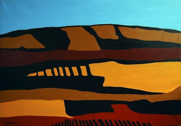 PAISAJE - Acrílico sobre lienzo (Colección privada)