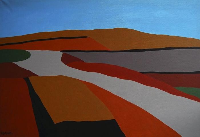 PAISAJE - Acrílico sobre lienzo