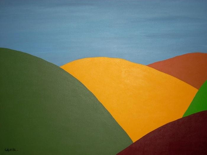 PAISAJE - Acrílico sobre lienzo