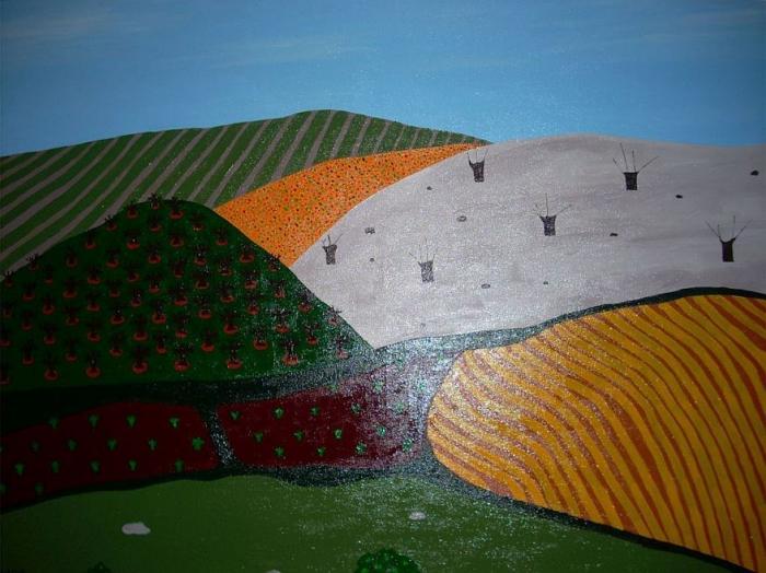 PAISAJE - Acrílico sobre lienzo - 120 x 80 cm