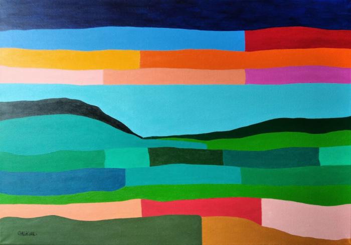 PAISAJE - Acrílico sobre lienzo - 70 x 50 cm